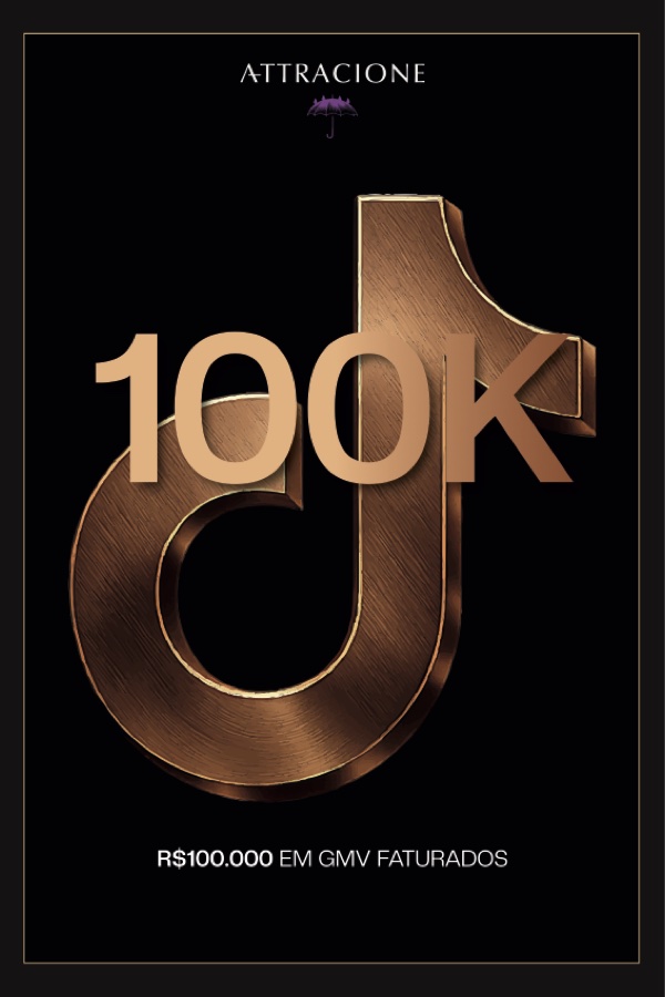 Placa 100K: R$100.000 em GMV faturados